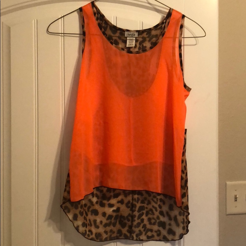 Leopard print tank